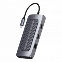 Satechi Aluminum USB-C Multi-Port MX Adapter Space Gray (ST-UCMXAM)