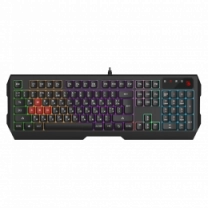 Ігрова клавіатура A4Tech Bloody B318 LK Black, чорна, підсвічування клавіш, USB