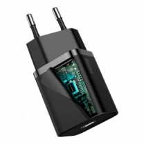 Адаптер Baseus Super Si Quick Charger Type-C 20W Black (CCSUP-B01)