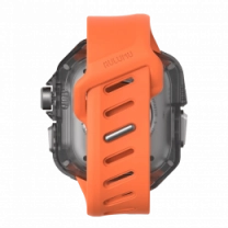 Ремінець AULUMU Titanium Cover+Orange Band  silver+orange A01-TI-OG