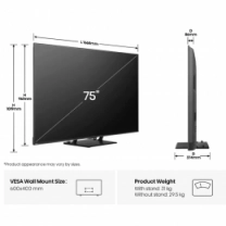 Телевізор HISENSE 75U7Q PRO