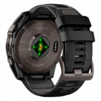 Спортивний годинник Garmin Fenix 8 51mm AMOLED Sapphire Carbon Gray DLC Titanium w.Black/Pebble Gray S.Band (010-02905-20/21)