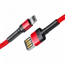 Кабель Baseus Cafule Cable (SpEd) 2.4A 1m Red (CALKLF-G09)