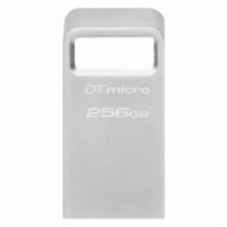 Микрофлеш память 256GB DataTraveler Micro 200MB/s Metal USB 3.2 Gen 1 DTMC3G2/256GB