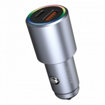 АЗП Proove Double Energy Plus 53W (USB + Type-C) (metal gray)