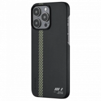 Чохол Pitaka MagEZ Case Pro 4 Twill 600D Black/Grey for iPhone 15 Pro (KI1501PPA)