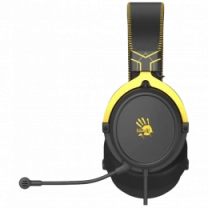 Гарнітура ігрова Bloody M590i USB + 4-Pin 3.5 mm, колір чорно-жовтий
