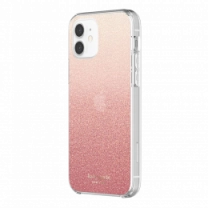 Чохол Kate Spade iPhone 12/12 Pro Glitter Ombre Sunset Pink (KSIPH-153-GLOSN)