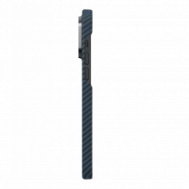 Чохол Pitaka MagEZ Case 3 Twill 1500D Black/Blue for iPhone 14 Pro (KI1408P)