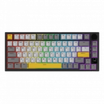 Бездротова механічна клавіатура Ajazz AK820 PRO 75% Flying Fish Switch Black RGB (AK820PRO-FF-BGY)