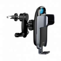 Автотримач-АЗП Baseus Milky Way Electric Wireless Black (WXHW02-01)