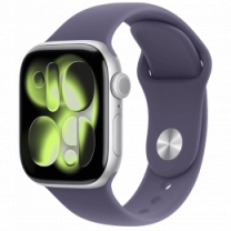 Apple Watch Series 11 GPS 42mm Silver Aluminium Case with Purple Fog Sport Band - M/L (MEU74)