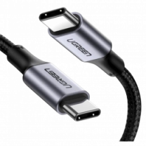 Кабель UGREEN US316 USB-C Cable Aluminum Case with Braided 1m (Black) (UGR-70427)