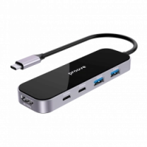 Type-C-Хаб Proove Shadow (2*USB3.0 + Type-C + PD100W + HDMI) (dark gray)