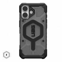 Чохол UAG для iPhone 17, Pathfinder Clear MagSafe, Ash/Black