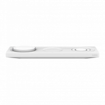 Бездротовий ЗП Belkin 3in1 MagSafe, white (WIZ016VFWH)