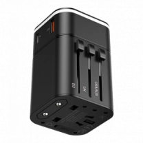 Адаптер Baseus Removable 2in1 universal Travel Black (TZPPS-01)