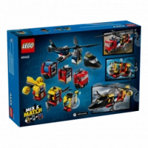 Конструктор LEGO City Ремикс вертолетов, пожарных машин и подводных лодок