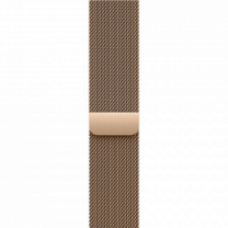 Apple Watch Series 10 42mm Gold Titanium Case with Gold Milanese Loop (MX083)