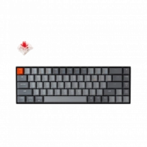 Клавиатура механическая Keychron K6 68Key, Gateron G Pro Red, Hot-swap, BT/USB-A, EN/UKR, RGB, чорний