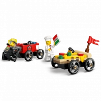 LEGO City «Піца-авто проти пожежної машини» Набір перегонів (60458)