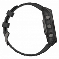 Спортивные часы Garmin Fenix ​​8 47mm AMOLED Sapphire Carbon Gray DLC Titanium w. Black/Pebble Gray S. Band (010-02904-20/2 RU)