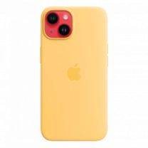 Чехол Силиконовый iPhone 14 Silicone Case with MagSafe Sunglow (MPT23)