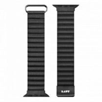 Ремiнець Laut NOVI LUXE  Apple Watch 42/44/45/49mm Black (L_AWL_NL_BK)