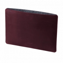 Шкіряний чохол INCARNE Gamma Plus MacBook Pro 16" 2019-2023 бордо