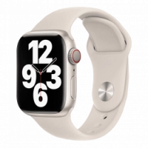 Ремешки Apple Watch Sport band 45mm Starlight (MKUU3)