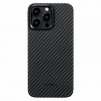 Чехол Pitaka MagEZ Case Pro 4 Twill 600D Black/Grey for iPhone 15 Pro Max (KI1501PMPA)