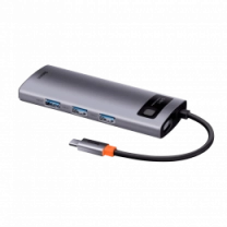 Хаб Baseus Multifunctional Metal Gleam 5- in-1 Type-C (Gray) (CAHUB-CX0G)