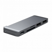 Хаб Satechi Type-C USB 3.0 Passthrough Hub Space Gray (ST-TCUPM)