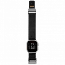 Ремінець AULUMU A11 band for Apple Watch,  Silver buckle+Black Strap black+black A11-NL-BK-SL