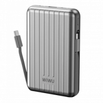 Зовнішній акумулятор Wiwu Trunk Series 5000mAh, 22,5w (PP03) Silver