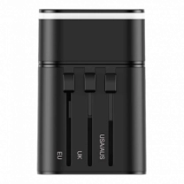 Адаптер Baseus Removable 2in1 universal Travel Black (TZPPS-01)