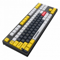Игровая клавиатура DARK PROJECT LTD KD87A Gateron Optical 1.0 Silver ENG (DP-KD-87A-026310-GSL)