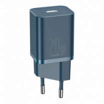 Адаптер Baseus Super Si Quick Charger Type-C 20W with Type-C to Lightning Cable Blue (TZCCSUP-B03)