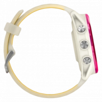 Спортивний годинник Garmin Forerunner 570  42mm Raspberry Aluminium with Translucent Bone/Mango Band (010-02970-02)