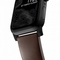 Ремінець Nomad Modern Leather Black Hardware Brown 46mm/49mm (NM01197485)