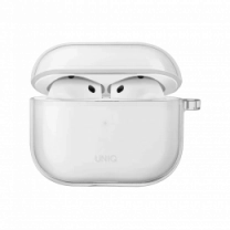 Чохол UNIQ Glase для AirPods 4 glossy clear (UNIQ-AIRPODS(2024)-GLSCLR)