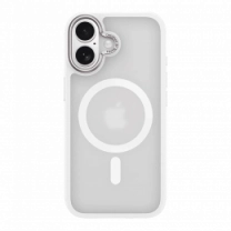 Чехол Benks Mist Magnetic Case for iPhone 17 (White/ Metal Frame)