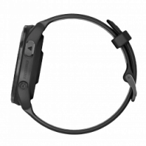 Garmin Forerunner 965 Carbon Gray Titanium Bezel w. Blk Case and Blk/Powder Gray S. Band (010-02809-00/10)