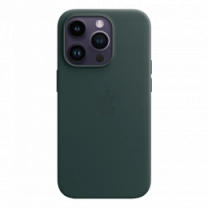 Чохол шкіряний iPhone 14 Pro Leather Case with MagSafe Forest Green (MPPH3)