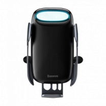 Автотримач-АЗП Baseus Milky Way Electric Wireless Black (WXHW02-01)