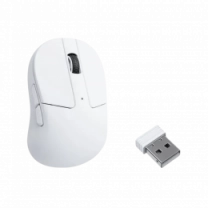 Миша Keychron M4 USB-A/USB-C/WL/BT, білий