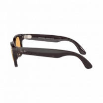 Смарт-окуляри Ray-Ban Meta Wayfarer Shiny Rebel Black/Amber size XXL (RW4008 675385 53-22)