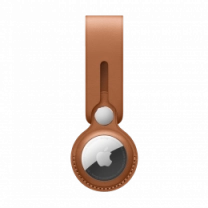 AirTag Leather Loop - Saddle Brown (MX4A2)