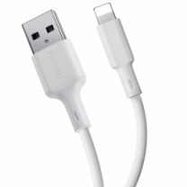 Кабель Benks D45 USB A to Lighting White 1,2m (12W)