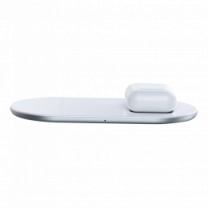 Зарядная станция Baseus Simple 2in1 Wireless Charger White (WXJK-C02)